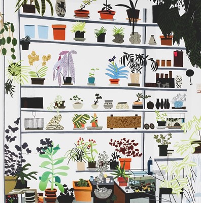 Lot 88 - Jonas Wood (American 1977-), ‘Large Shelf Still Life Poster’, 2017