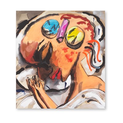 Lot 33 - Dana Schutz (American 1976-), Sleeping Head', 2024