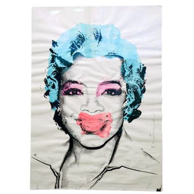 Lot 231 - Mr Brainwash (French 1966-), Oprah (Blue Hair Red Lips)', 2009