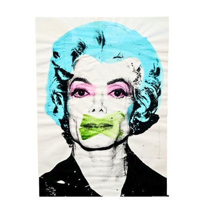 Lot 230 - Mr Brainwash (French 1966-), Michael Jackson (Blue Hair Green Lips)', 2008