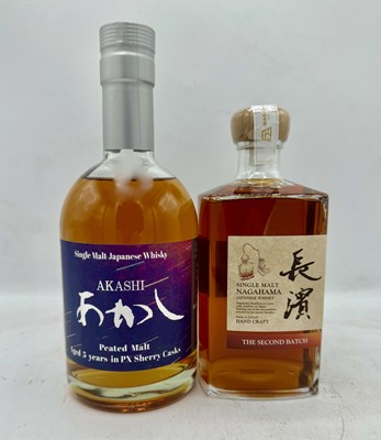 Lot 123 - 6 50cl bottles Mixed Japanese Whisky