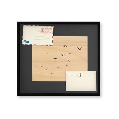 Lot 257 - Pejac (Spanish 1977-), 'Love Letters', 2018 (2 works)