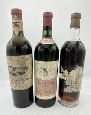 Lot 25 - 3 bottles Mixed Claret and Barsac