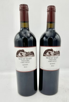 Lot 77 - 2 bottles 2014 Mount Mary Quintet