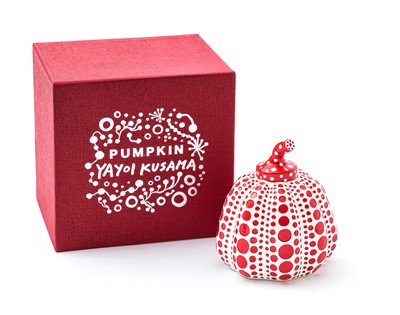 Lot 138a - Yayoi Kusama (Japanese 1929-), ‘Pumpkin (Red)’, 2016