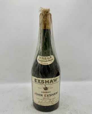 Lot 103 - 1 bottle 1935 Exshaw VVSOP Fine Champagne Cognac