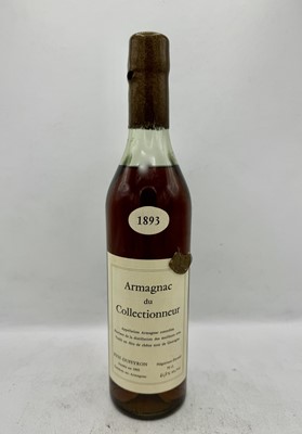 Lot 111 - 1 bottle 1893 Ryst-Dupreyron Armagnac du Collectionneur