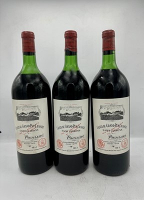 Lot 31 - 6 magnums 1975 Ch Grand Puy Lacoste