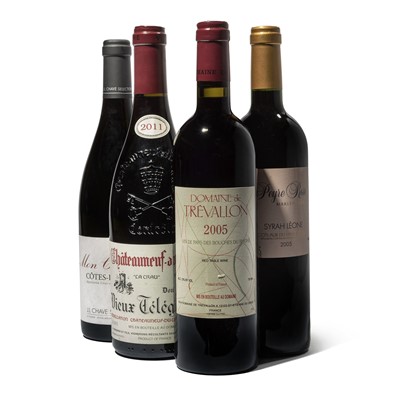 Lot 165 - Mixed Rhone and Southern French Reds
