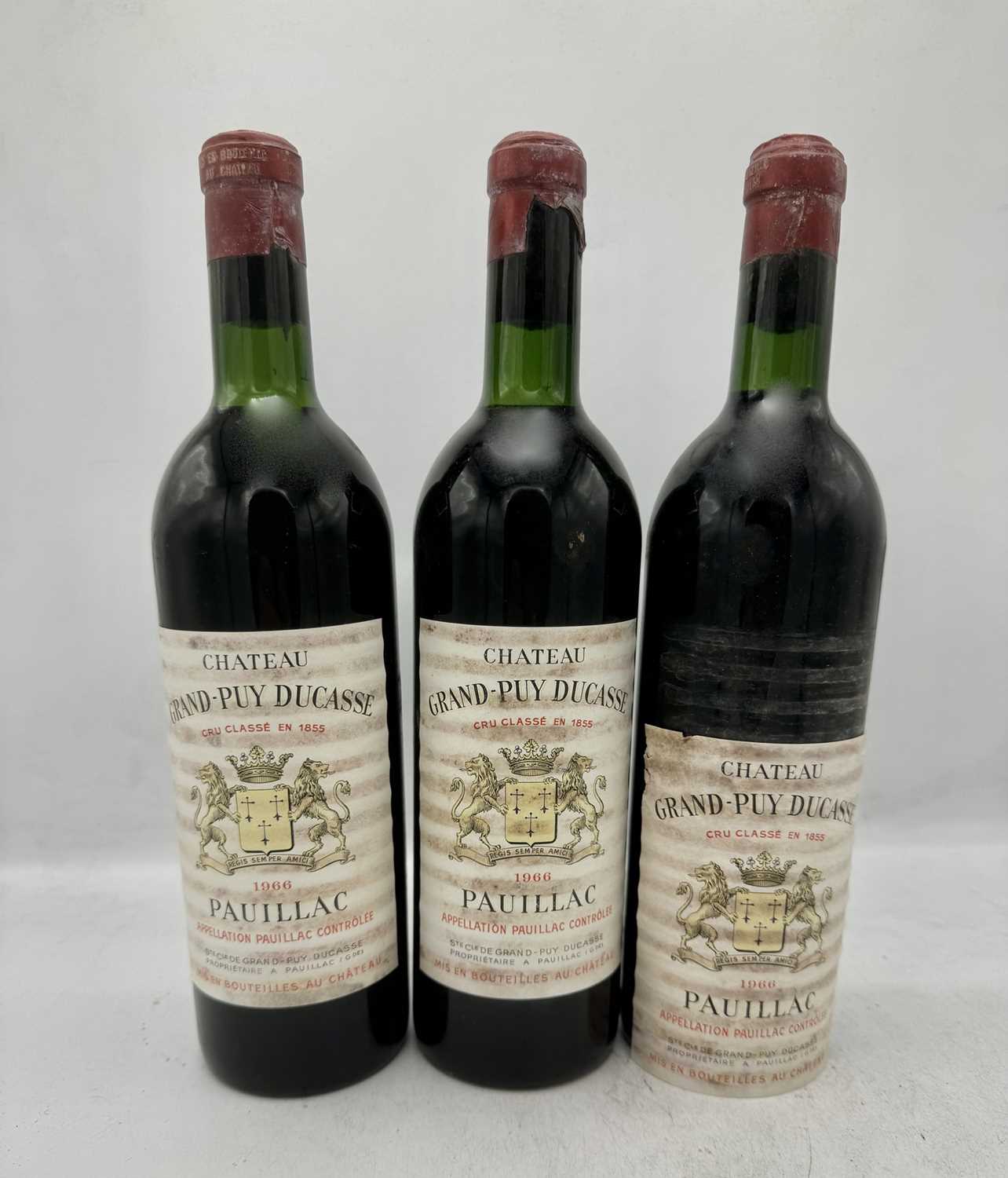 Lot 30 - 11 bottles 1966 Ch Grand-Puy-Ducasse