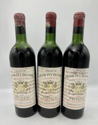 Lot 30 - 11 bottles 1966 Ch Grand-Puy-Ducasse