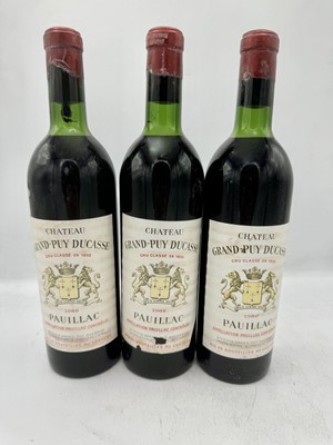 Lot 35 - 12 bottles 1966 Ch Grand-Puy-Ducasse