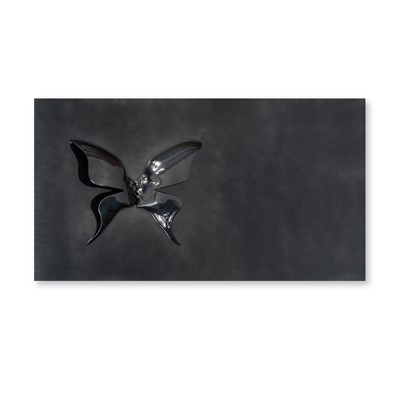 Lot 264 - Schoony (British 1974-), 'The Butterfly Kiss (Black), 2017