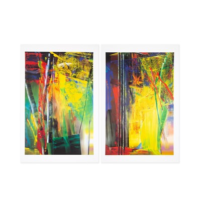 Lot 142 - Gerhard Richter (German 1932-), 'Victoria I & II', 2003 (2 works)