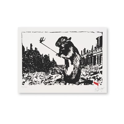 Lot 227 - Blek Le Rat (French 1951-), 'After The Apocalypse', 2017