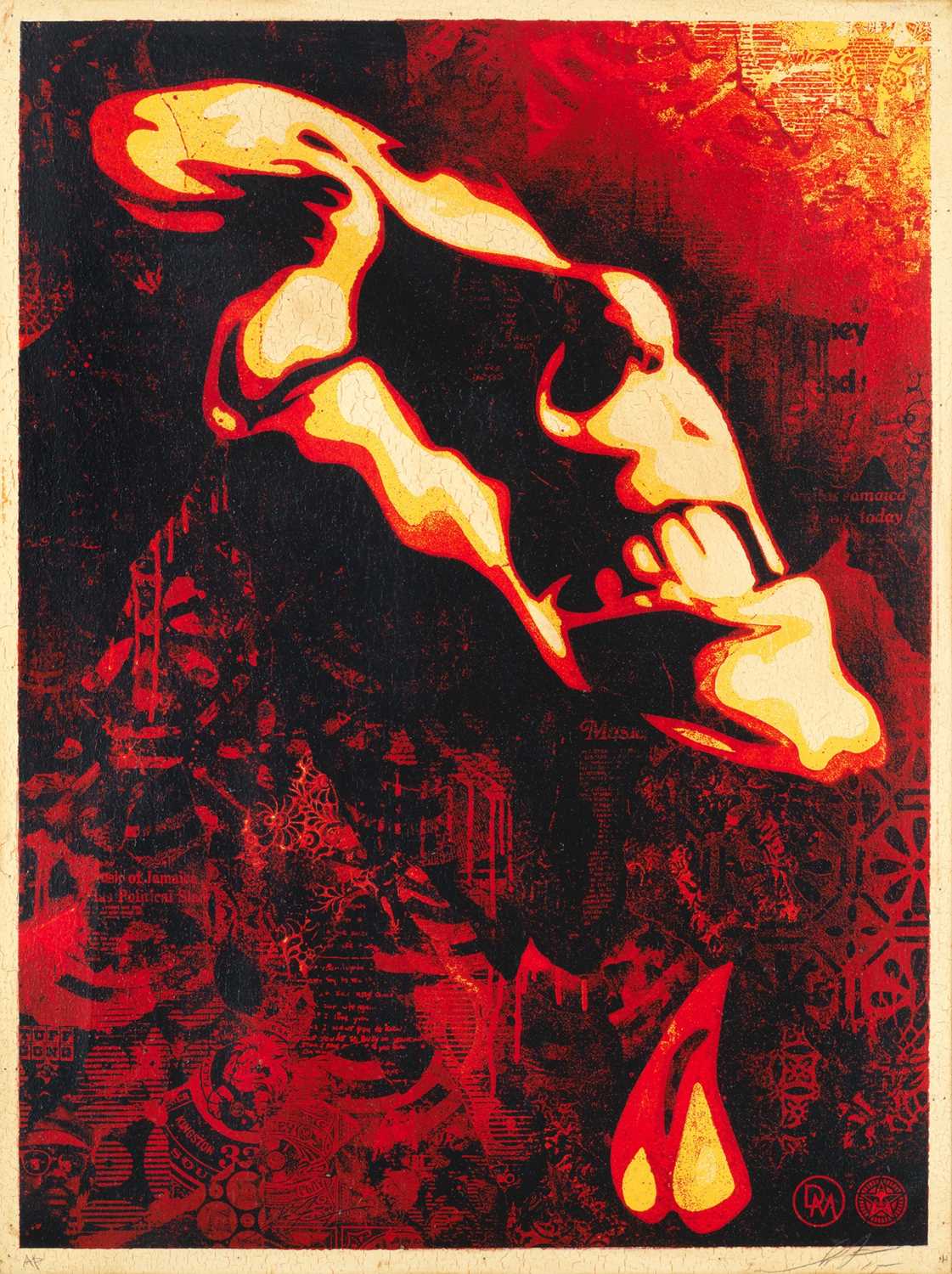 Lot 221 - Shepard Fairey (American 1970-), 'Bob Marley: Slave Driver', 2015