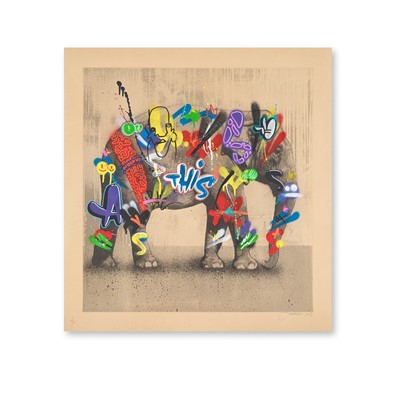 Lot 212 - Martin Whatson (Norwegian 1984-), 'Elephant (Tea Stained Edition)', 2022