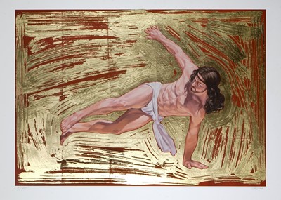 Lot 23 - Cosmo Sarson (British), ‘Breakdancing Jesus – Flares’, 2015