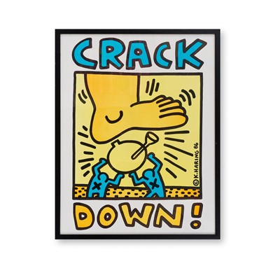 Lot 209 - Keith Haring (American 1958-1990), ‘Crack Down!’, 1986