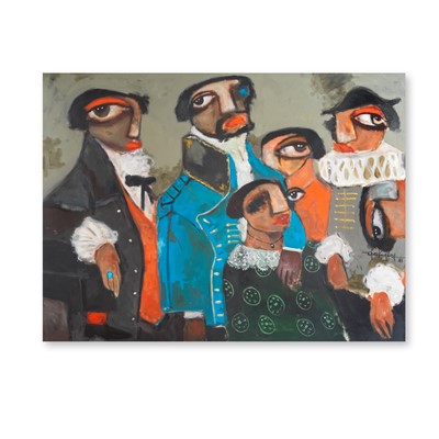 Lot 65 - Kingsley Obasi (Nigerian 1983-), 'United In Love', 2022