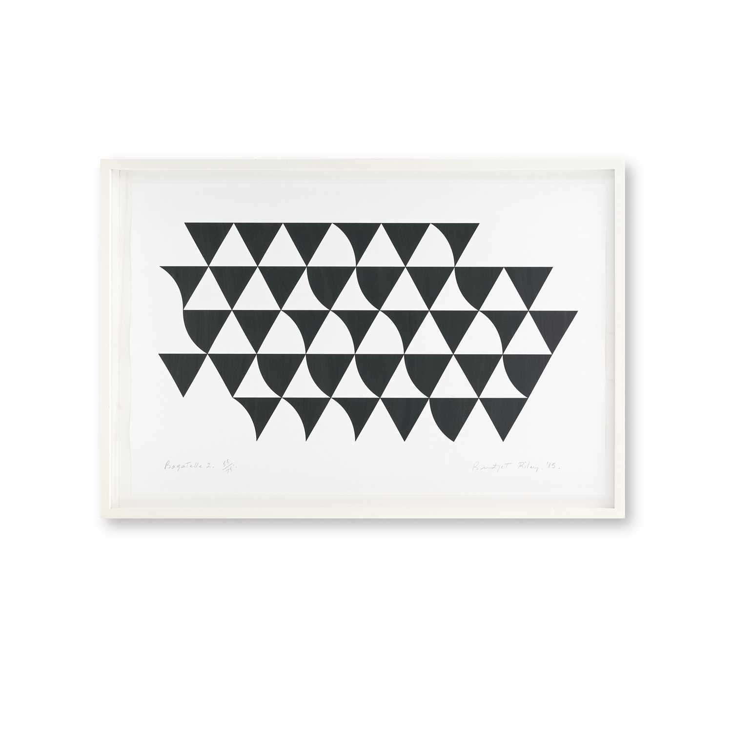 Lot 104 - Bridget Riley (British 1931-), 'Bagatelle 2', 2015