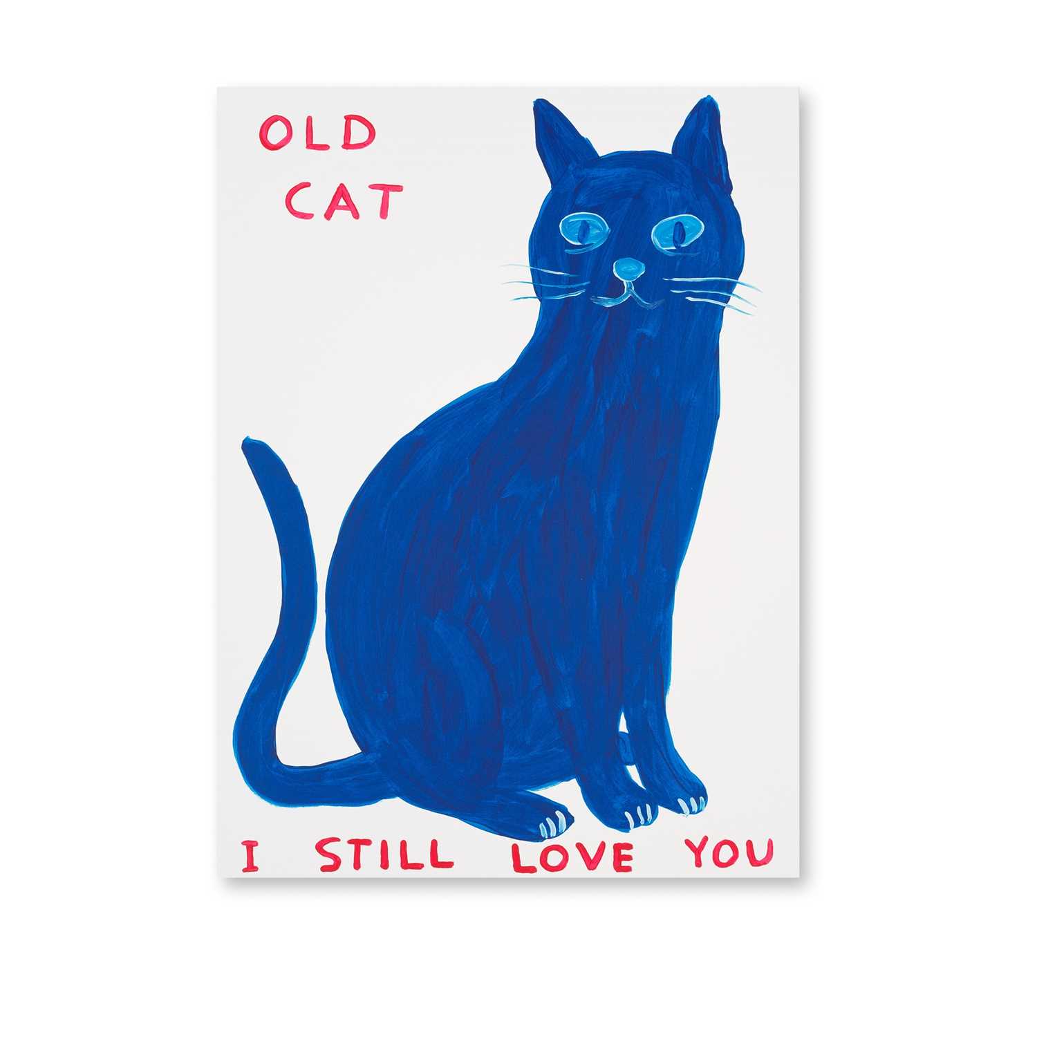 Lot 123 - David Shrigley (British 1968-), 'Old Cat', 2022