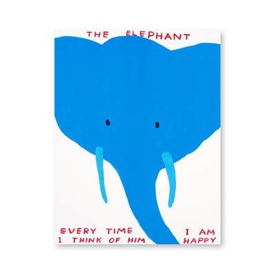 Lot 120 - David Shrigley (British 1968-), 'The Elephant', 2022