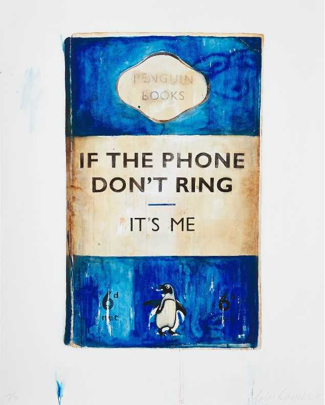 Lot 152 - Harland Miller (British 1964-), 'If The Phone Don't Ring, It's Me', 2010