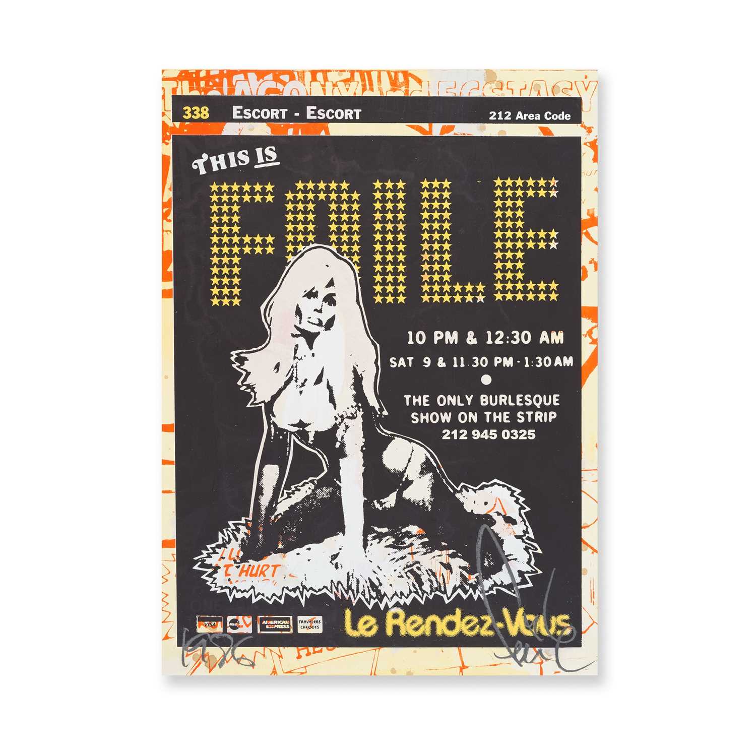 Lot 225 - Faile (Collaboration), 'This Is Faile In Yellow', 2008