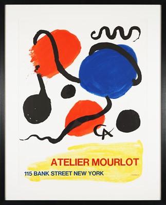 Lot 8 - Alexander Calder (American 1898-1976), 'Atelier Mourlot (115 Bank Street)', 1997