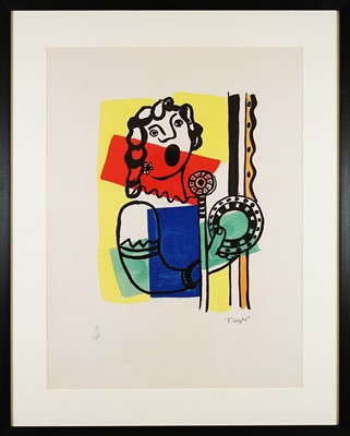 Lot 65 - Fernand Leger (French 1881-), 'La Ville: La Chanteuse de Radio', 1959