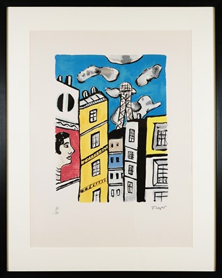 Lot 66 - Fernand Leger (French 1881-), 'La Ville: La Tour Eiffel', 1959