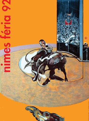 Lot 67 - Francis Bacon (British 1909-1992), 'Nimes Féria 92 Poster', 1992