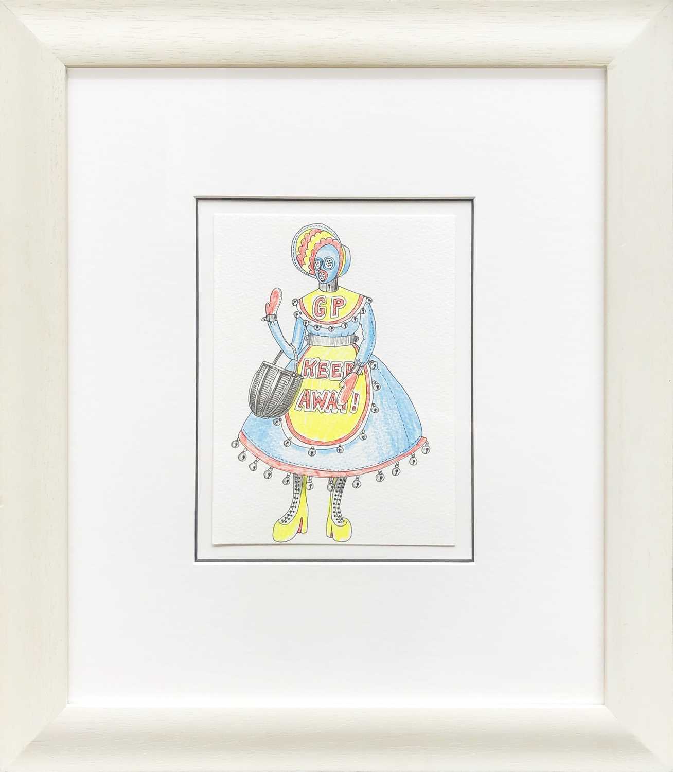 Lot 180 - Grayson Perry (British 1960-), 'Frock and Gas Mask', 2020