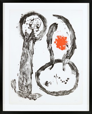 Lot 186 - Joan Miro (Spanish 1893-1983), 'Album 19: Plate IX', 1961