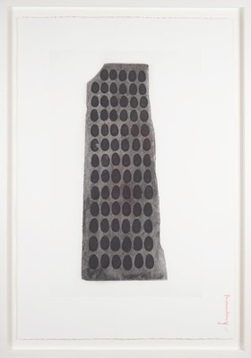 Lot 131 - Richard Long (British 1945-), 'War Paint on Slate', 2023