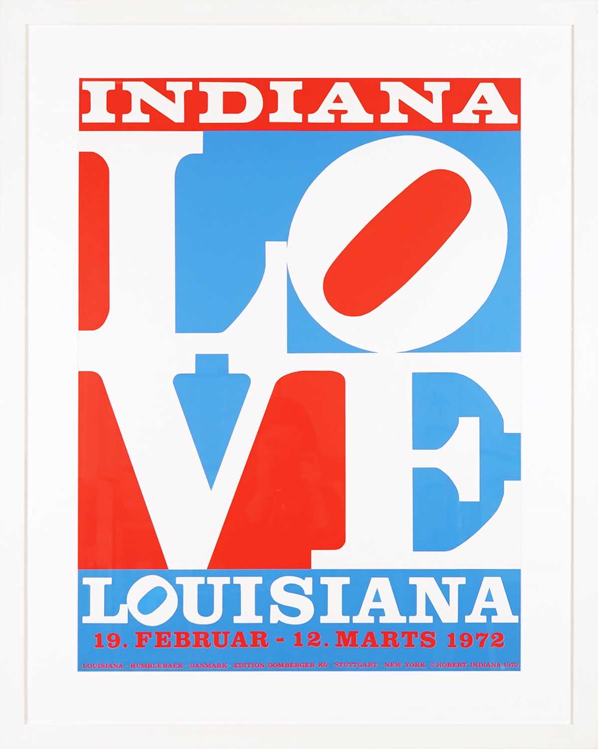 Lot 133 - Robert Indiana (American 1928-2018), 'LOVE Louisiana', 1972