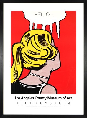 Lot 137 - Roy Lichtenstein (American 1923-1997), 'Hello... Los Angeles County Museum of Art', 1987