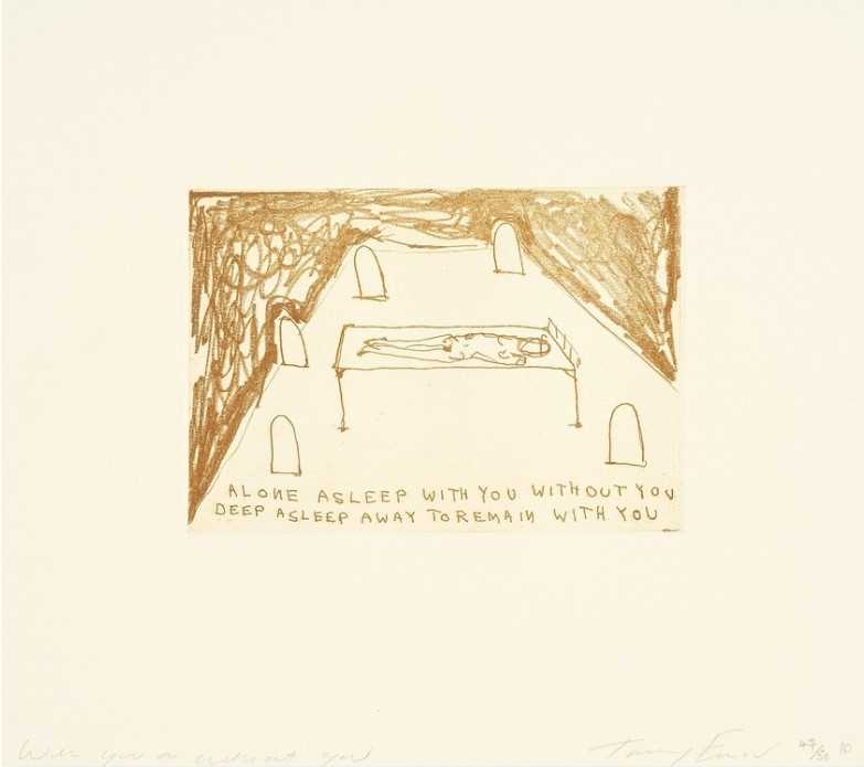 Lot 146 - Tracey Emin (British 1963-), 'With Or Without You', 2010