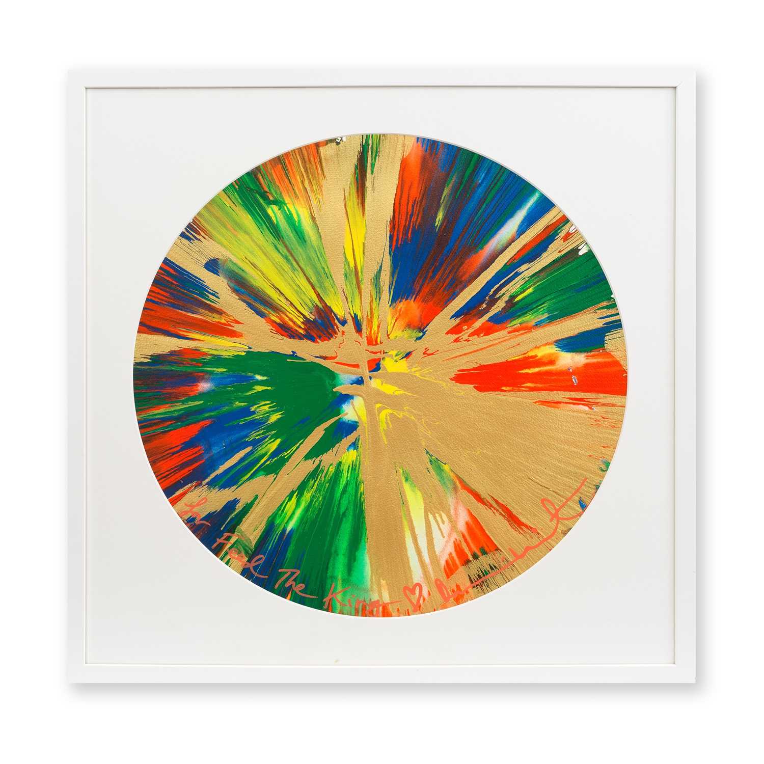 Lot 148 Damien Hirst British 1965 Spin Painting lot-148-damien-hirst-british-1965-spin-painting