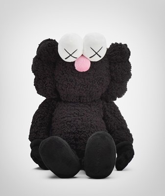 Lot 217 - Kaws (American 1974-), 'BFF Plush Black', 2017