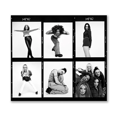 Lot 129 - Rankin (British 1966-), 'Spice Girls Contact Sheet, The Big Issue', 1996