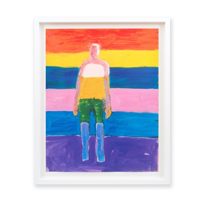 Lot 94 - Katherine Bradford (American 1942-), 'Person With Colours', 2024