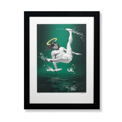 Lot 46 - Cosmo Sarson (British), ‘Breakdancing Jesus – On Water’, 2015