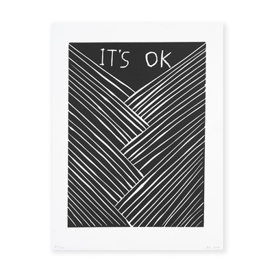 Lot 62 - David Shrigley (British 1968-), 'It's Ok', 2015