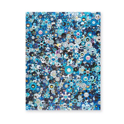 Lot 11 - Takashi Murakami (Japanese 1962-), 'Blue Flower & Skulls', 2012