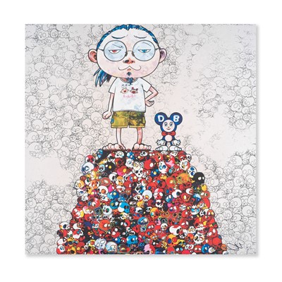 Lot 1 - Takashi Murakami (Japanese 1962-), 'DOB & Me: On the Red Mound of the Dead', 2013