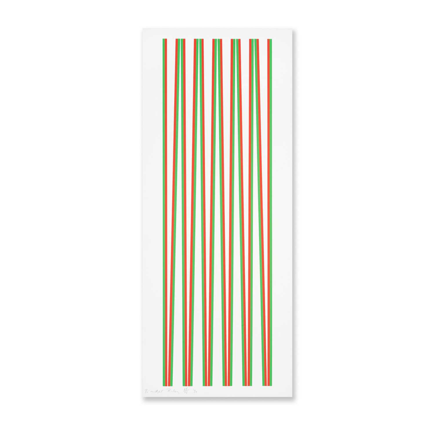 Lot 137 - Bridget Riley (British 1931-), 'Untitled (Elongated Triangles 2)', 1971