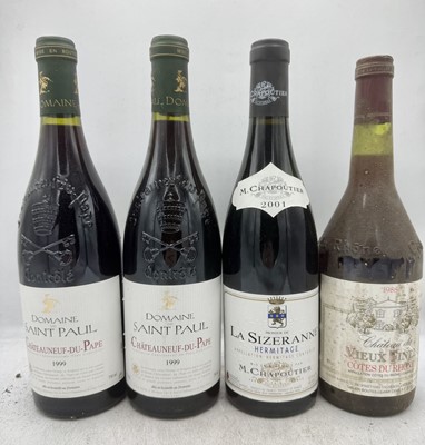 Lot 166 - 12 bottles Mixed French Reds