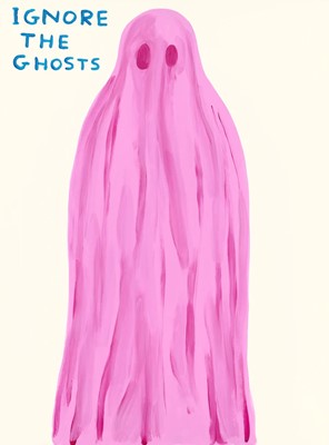 Lot 66 - David Shrigley (British 1968-), 'Ignore The Ghosts', 2022